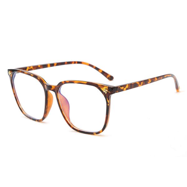 

19231 large frame blue light proof glasses women thin flat lens fashion goggles fashion sun glass 30ed, White;black