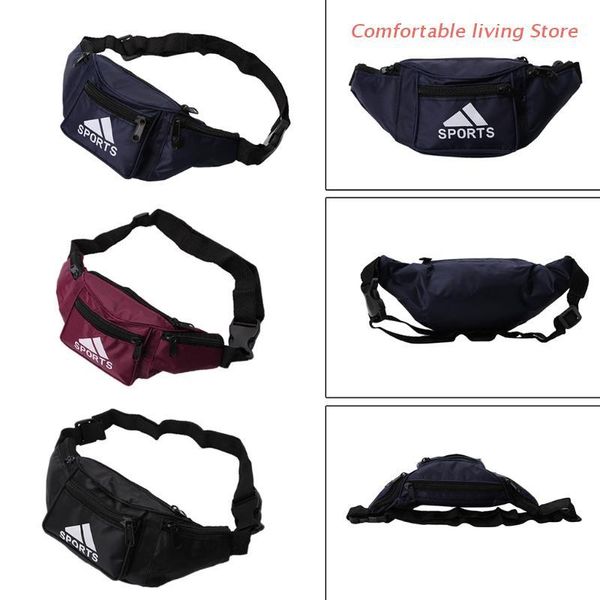 

waterproof sport bum waist bag pouch wallet pack camping travel men's money belt bags