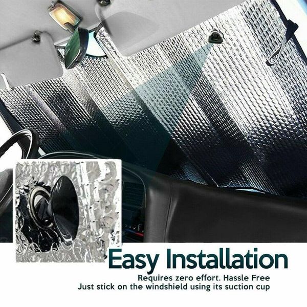 

car sunshade foldable windshield glass reflective sun shade auto
