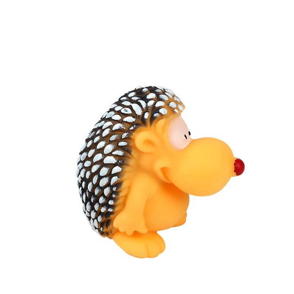 

dog toys & chews pet squeak plush hedgehog vocal toy tpr plastic molar teeth bite bauble bite-resistant fun multi-color optional