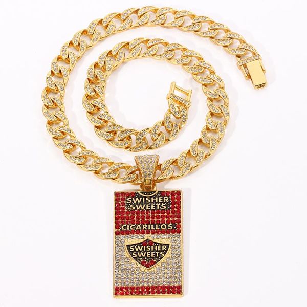 Colares de pingente de moda escudo alfabeto colar Europa e américa rua hip-hop acessórios de pescoço jóias para mulheres casais