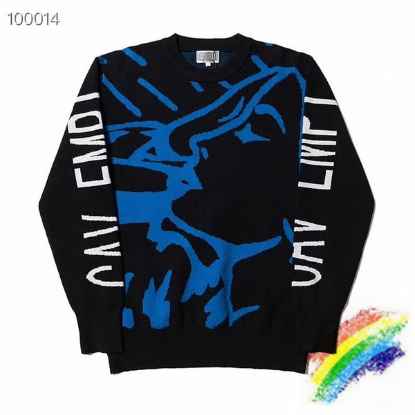 

sweatshirts loose cavempt c.e men woman crewneck vintage cav empt sweater, Black