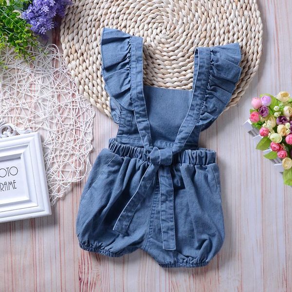 

girl's dresses 6-18m summer born baby girls romper clothes infant toddler cotton square collar solid casual jumpsuit, Red;yellow