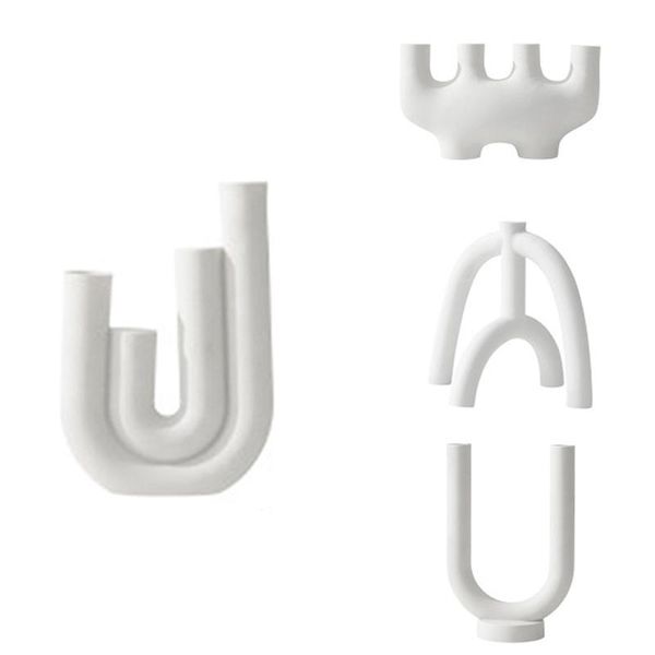 

candle holders holder ceramic candlestick minimalist creative tealight stand desktype