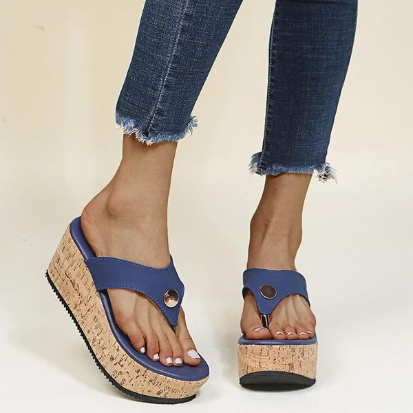 

slippers summer female wedge platform women shoes pumps fashion open toed party flip flops dress sandal, Black