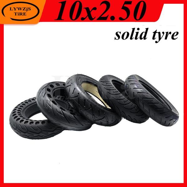 

motorcycle wheels & tires 10x2.50 solid wheel tyre 10 inch non-inflation electric scooter tire for parts