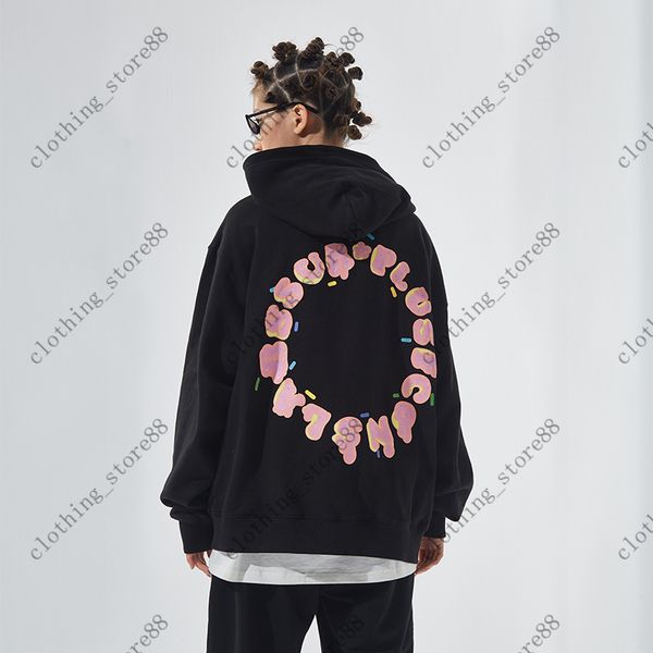 

hip-hop hoodies casual sweatshirts street boy loose sport jacket long sleeve, Black