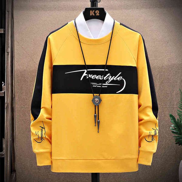 

spring 2021 new men's sweater korean slim bottom shirt long sleeve t-shirt, Black