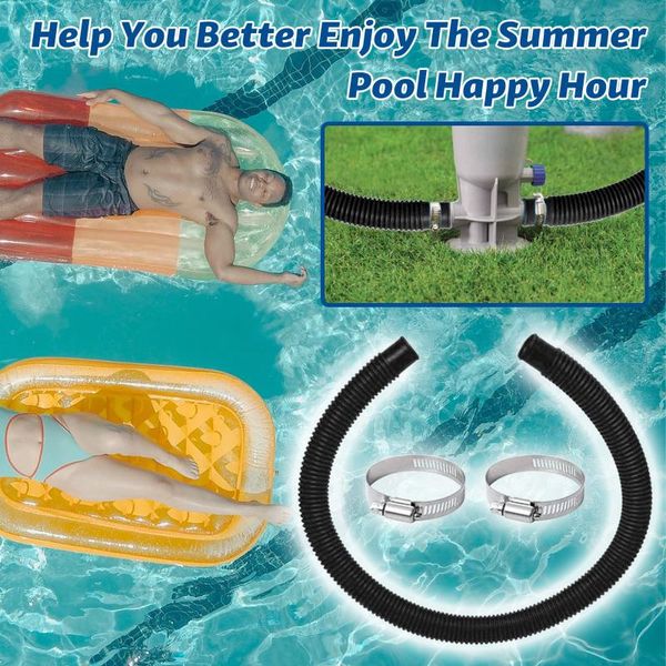 

pool & accessories 1.5m swimming pump hose cleaner filter replacement #p2