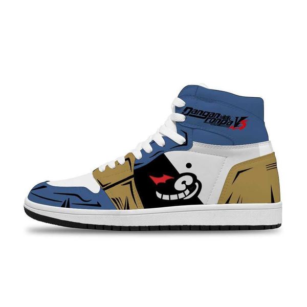 

2021 japanese anime danganronpa diy cosplay sports non-slip casual shoes for boys fashion sneakersw5b4