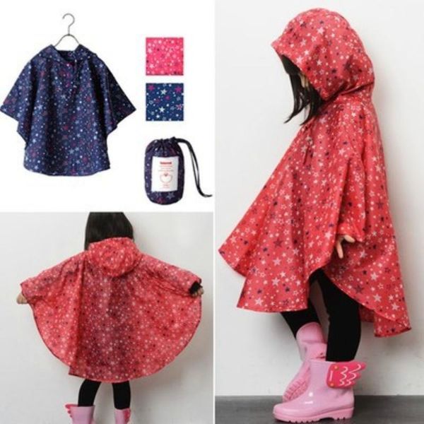 

raincoats raincoat for children rain coat kids cloak type rainwear printed poncho rainproof student rainsuit