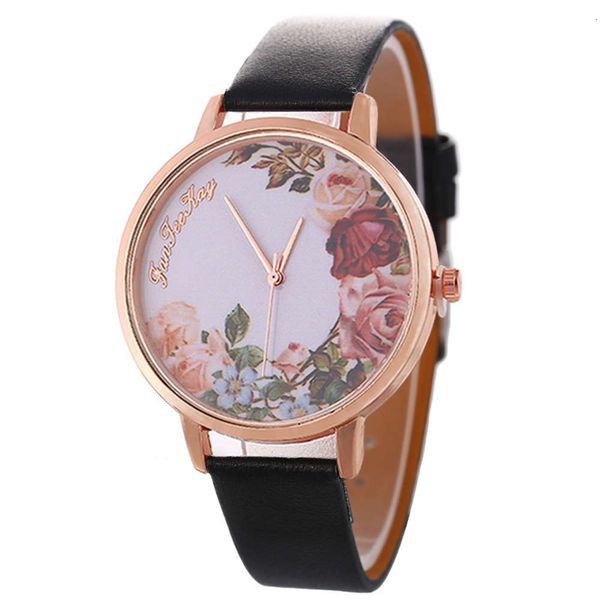 

watch rose personalized peony trend simple belt women's, Slivery;brown