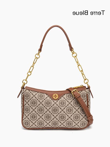 

tb women's 2021 autumn and winter new small square bag fashion jacquard messenger armpit