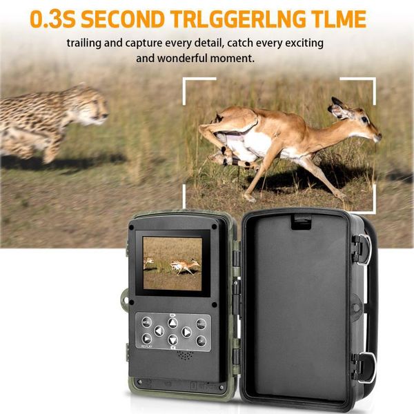 

wildlife trail camera po trap infrared hunting cameras wireless surveillance tracking cams 65ft range