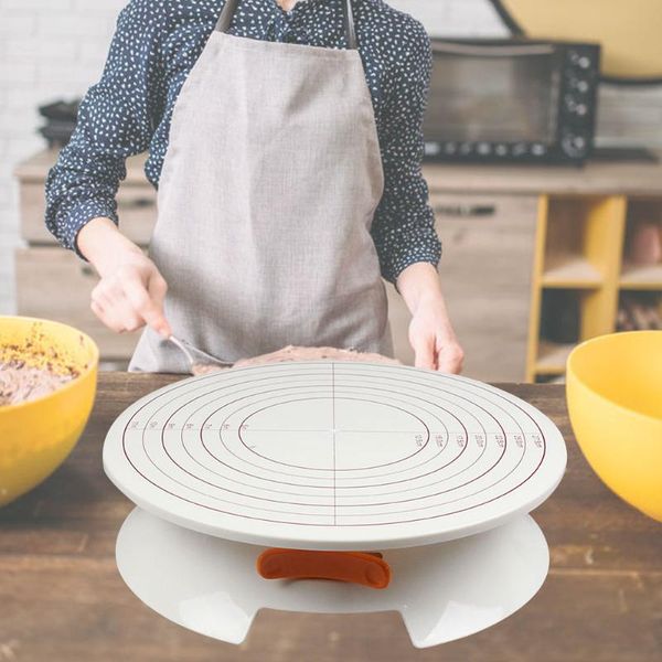 

cake decorating table can be fixed light turntable diy kitchen baking tools & pastry