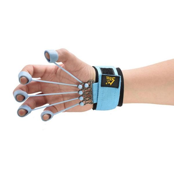 

accessories portable hand gripper finger expander trainer resistance band training exerciser force grip device