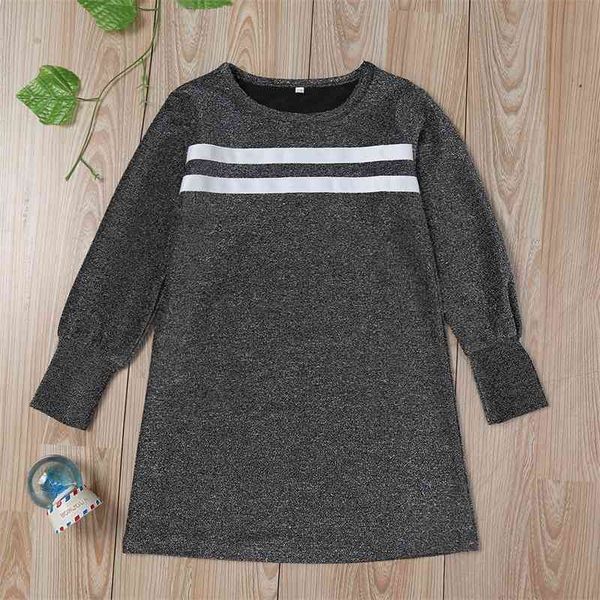 

new girls' hemp grey casual sweater dress in autumn 2019, Red;yellow