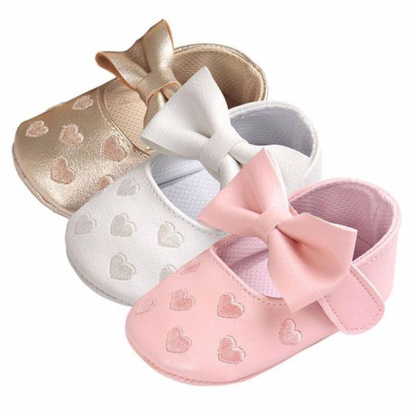 

baby pu leather boy girl moccasins moccs shoes bow fringe soft soled non-slip footwear crib first walkers