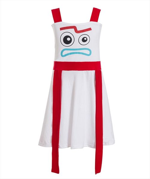 

forky costume for children woody girl dress bunny alien buzz lightyear potato cartoon cosplay hallowen dresses jessie cow boy, Red;yellow