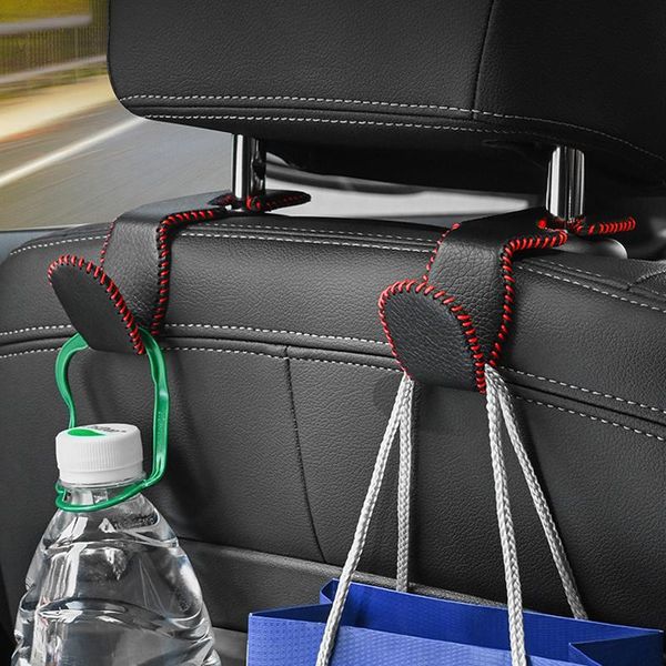 

car organizer 1 pair headrest seat hook hanging handbag large load-bearing hidden heat multifunctional auto accessory storage