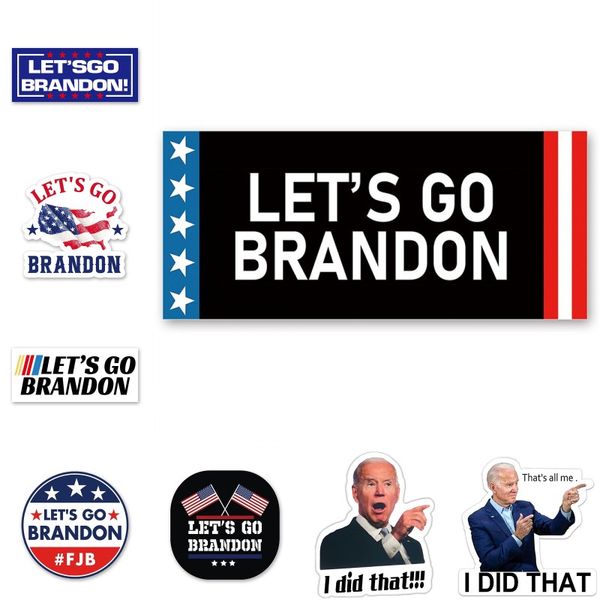 

i did that slogan stickers self adhesive sticker let's go brandon cup computer decorative design 0 4jp h1