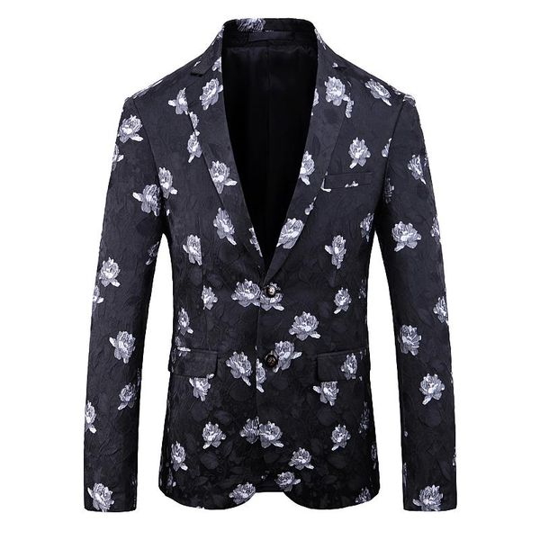 

men's suits & blazers big yards] men of fund 2021 autumn winters cross-border electricity business suit dress d219-1936 - p195, White;black