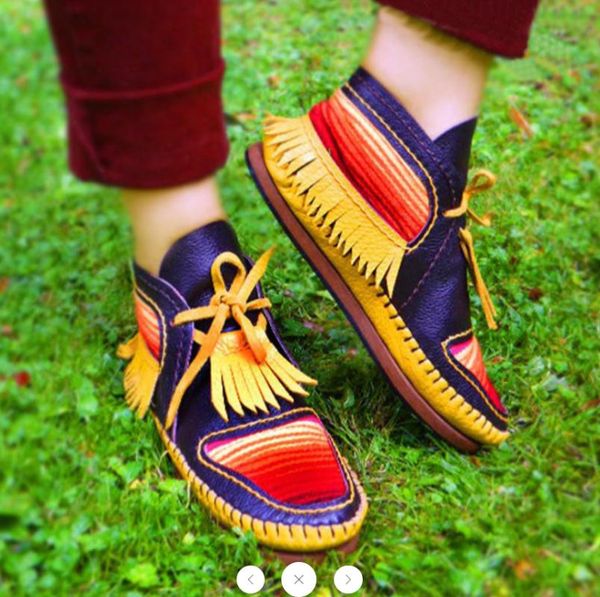 

boots 2021 wram winter women ethnic tassel fringe pu leather mid half woman square heel botas de mujer booties, Black