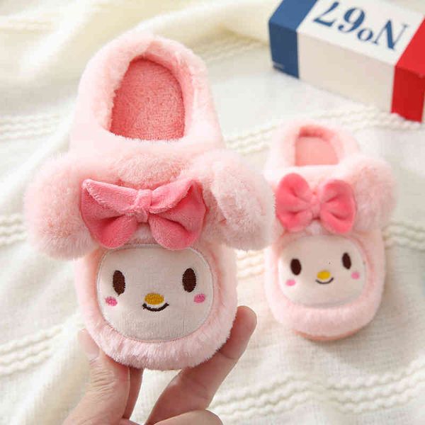 

walker toddler shoes autumn and winter children's cartoon cotton slippers women's non slip thickened boys girls' warm 2-8 yea