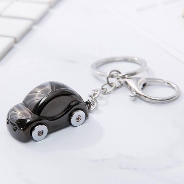 

keychains metal car-styling key holder car rings shape keyring, Silver
