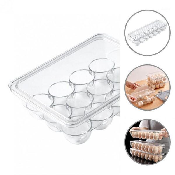 

storage bottles & jars large capacity space saving fresh preservation egg box for household
