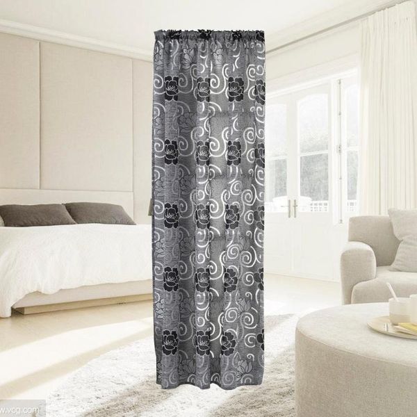 

pc window screening dual color bubble shape tulle rod processing valance curtain for bedroom living room decorat & drapes