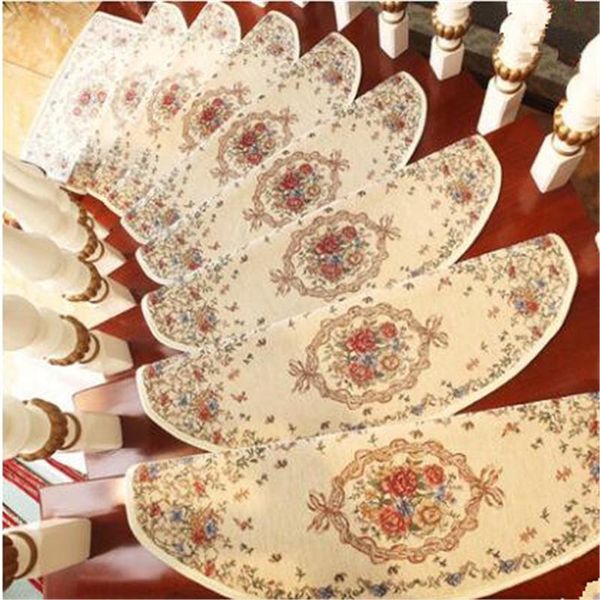 

carpets high-grade staircase carpet home solid wood stairs foot pedal machine room non-slip floor mat
