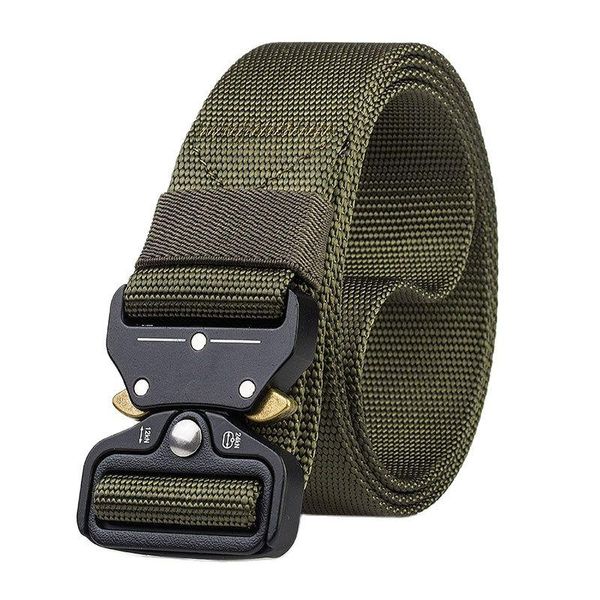 

belts nylon tactical belt quick release waist with heavy duty buckle outdoor camping mountaineering climbing hunting tactico, Black;brown