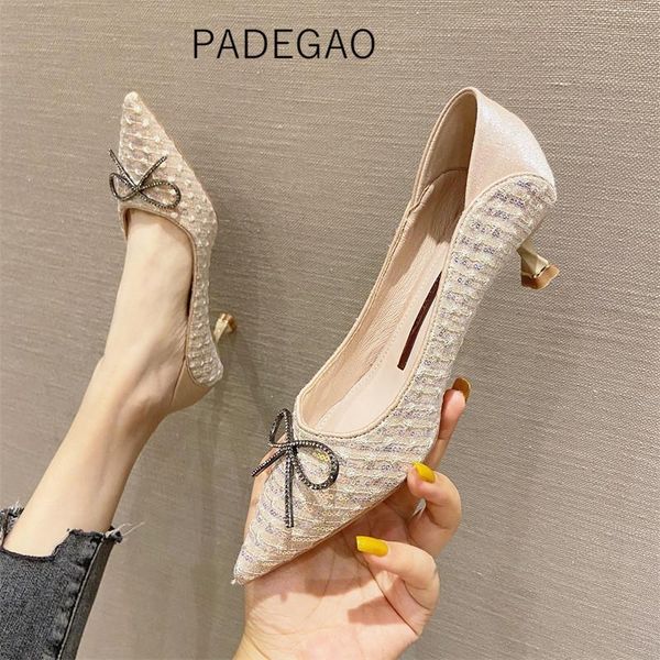 

dress shoes women 2021 heels ol korean casual party, Black