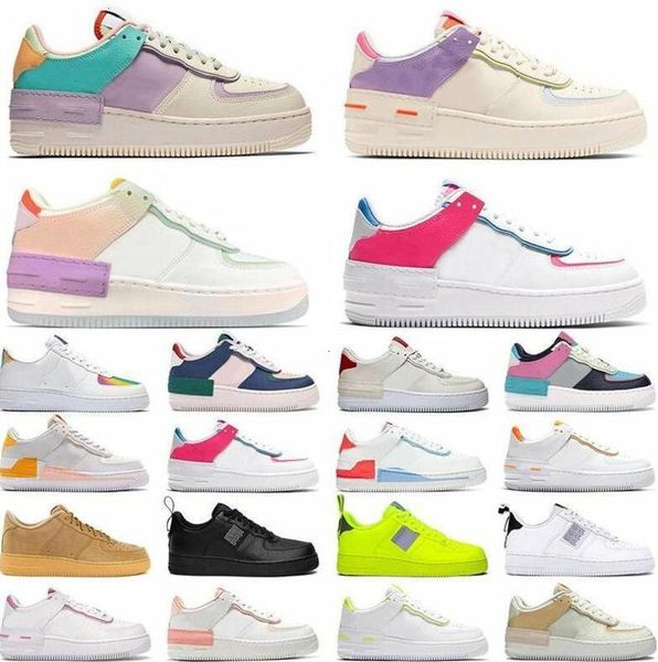 

dunk 1 forces shoes platform sneakers women mens running one utility white jdi orange mca university blue force shadow trainers