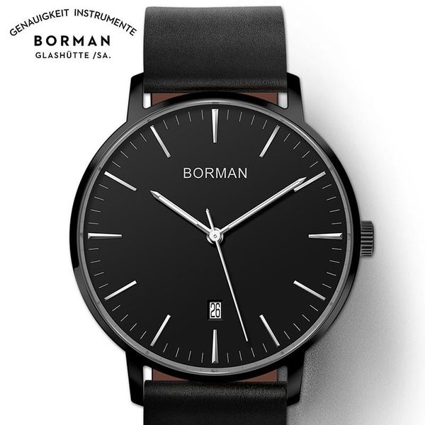 

wristwatches switzerland borman mz4813 automatic mechanical men's watches sapphire 50m waterproof ultra-thin clocks bm16029, Slivery;brown