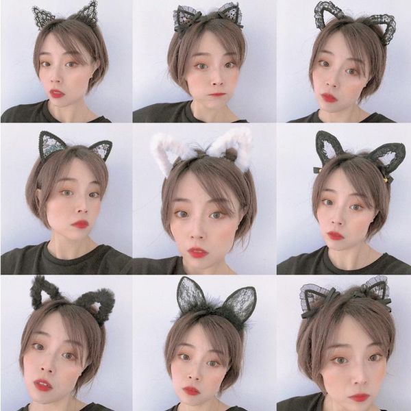 

other event & party supplies 1pccat ears for head hair hoop lace headwear women rim lovely headband jewelry