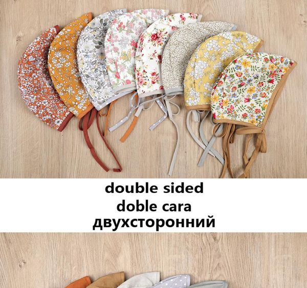 

baby hat born double sided vintage pography basic soft kids cotton beanie boys girls outdoor cap caps & hats, Yellow