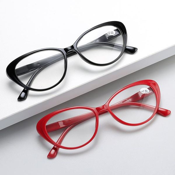 

sunglasses vintage reading glasses women anti-blue light presbyopia computer eyeglasses prescription with+1.0+1.5+2.0+2.5, White;black