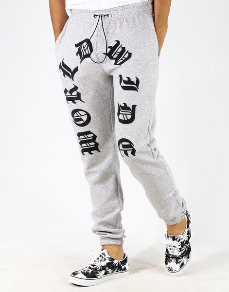 

men's pants man worldwide printed slim fit - tracksuit, Black