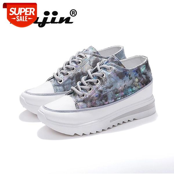 

fujin women vulcanized shoes platform sneakers wedge heel shoes spring autumn women casual sneakers for #519k