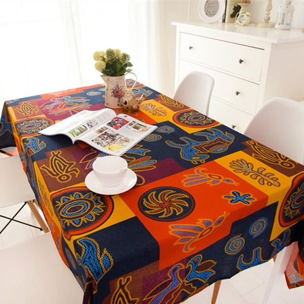 

southeast asian round table cloth coffee shop