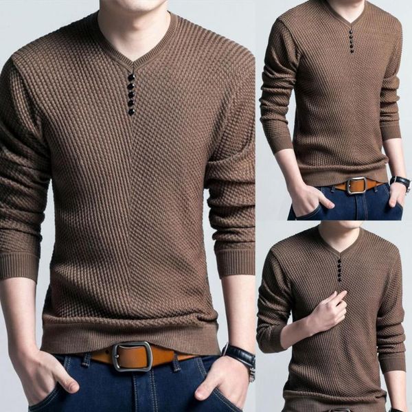 

men's casual shirts men autumn long sleeve v neck solid color buttons pullover blouse top, White;black