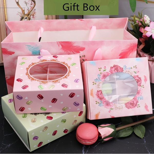 

gift wrap stobag 10pcs macaron packaging paper box wedding birthday party kind child favor cookies handmade diy decoration supplies