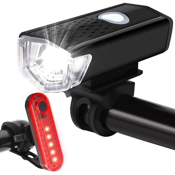 

bike lights usb rechargeable light mtb bicycle front back rear taillight cycling safety warning waterproof lamp accessory