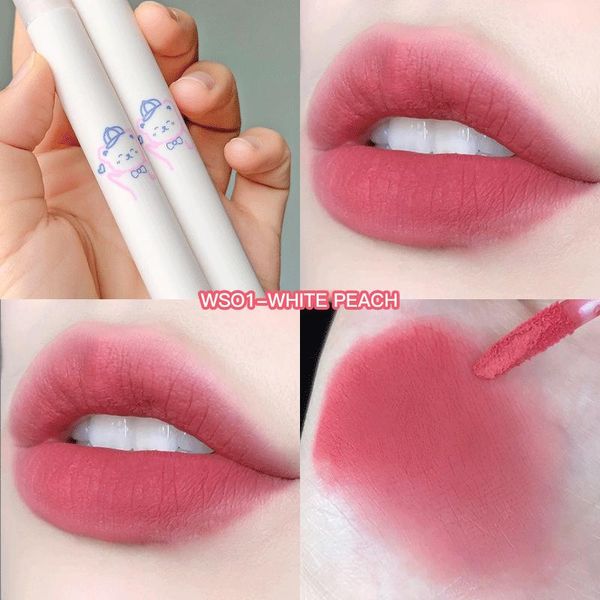 

lip gloss gella's matte velvet glaze non-stick cup augmentation tint long-lasting waterproof liquid lipstick makeup tslm