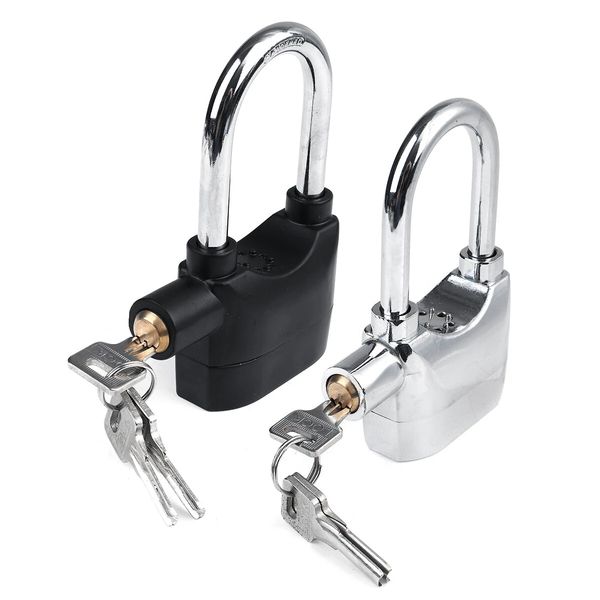 

110db alarm padlock high security sirens lock for motorcycle bike bicycle home