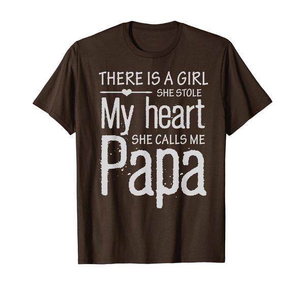 

there is a girl she stole my heart she calls me papa tshirt, Mainly pictures