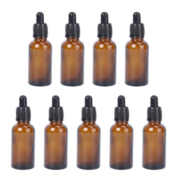 

storage bottles & jars pack 30 refillable empty amber bottle with dropper and diy blends supplies tool accessories essential oil perfume