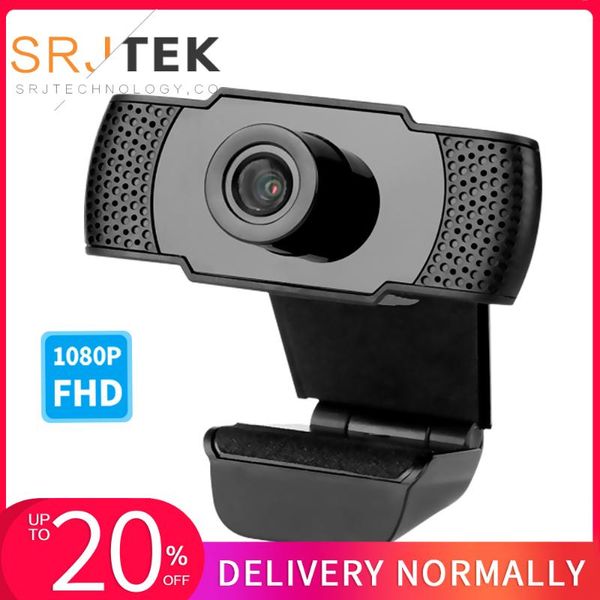 

webcams usb 1080p hd webcam mini computer pc lapweb camera rotatable for live broadcast video conference work built-in mic